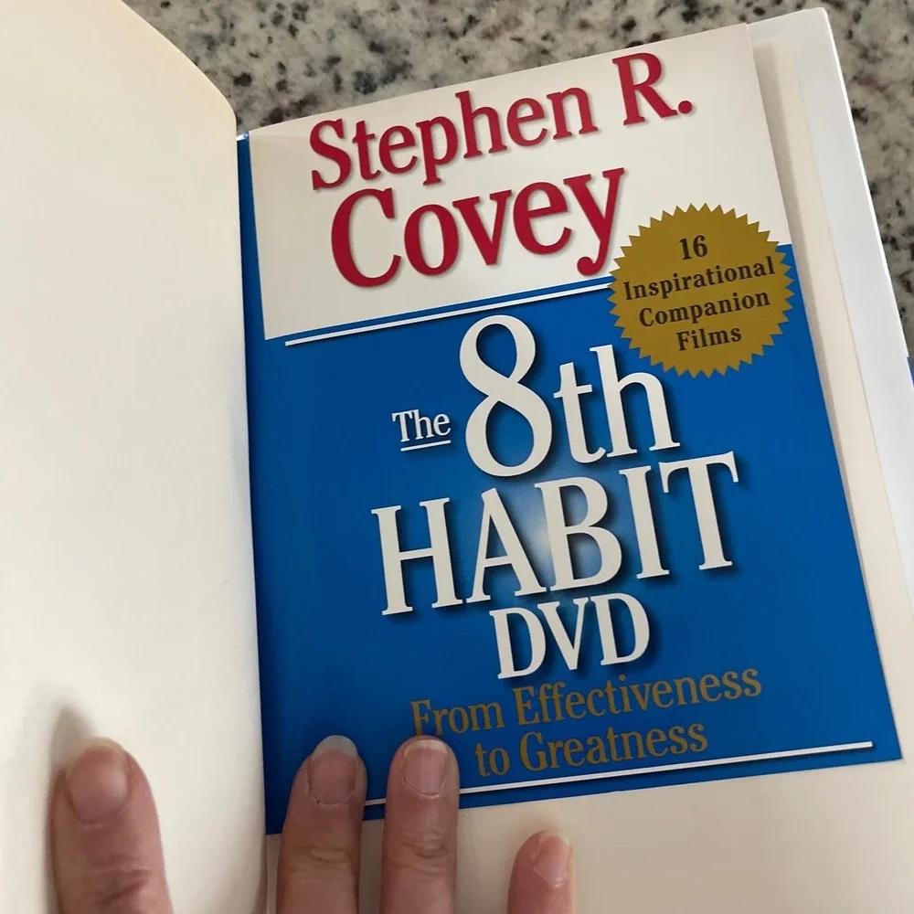 The 8th Habit From Effectiveness to Greatness by Stephen R Covey Book‎ with DVD